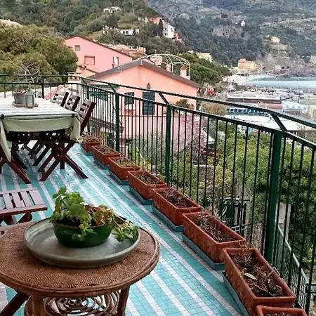 Stork's Nest - La Cicogna With Terrace And Sea View מונטרוסו אל מארה